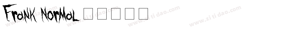 Frank Normal字体转换